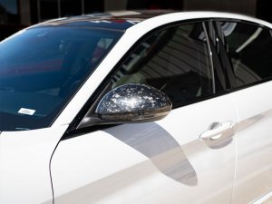 Alfa Romeo Giulia Mirror Covers - Carbon Fiber - Caps - Feroce Carbon - Forged Carbon